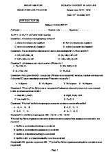 Đề kiểm tra học kỳ 2 môn Hóa học Lớp 11 - Năm học 2019-2020